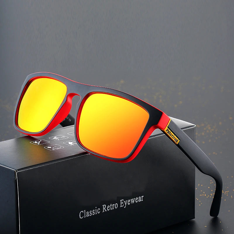 Luxury Unisex Polarized Vintage Sunglasses for Stylish Driving and Outdoor Activities.