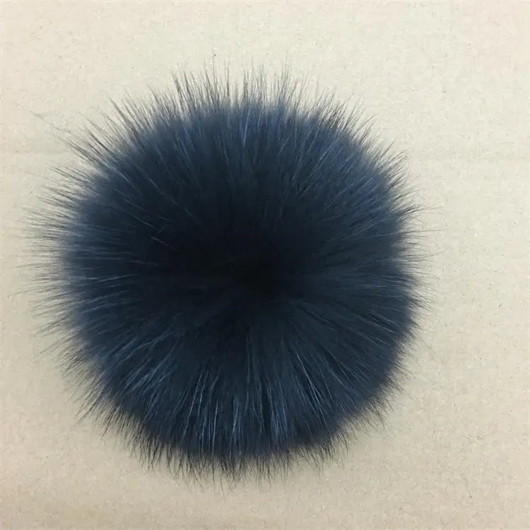 Luxurious DIY Natural Fox & Raccoon Fur Pompoms for Fashion Accessories - Perfect for Hats, Bags, Shoes, and Scarves