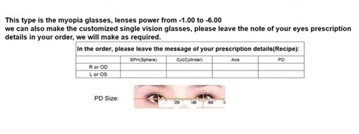 Women's Cat Eye Prescription Glasses with Anti-Blue Light for Nearsightedness - Metal Spring Leg Eyewear Range -0.5 to -6.0.