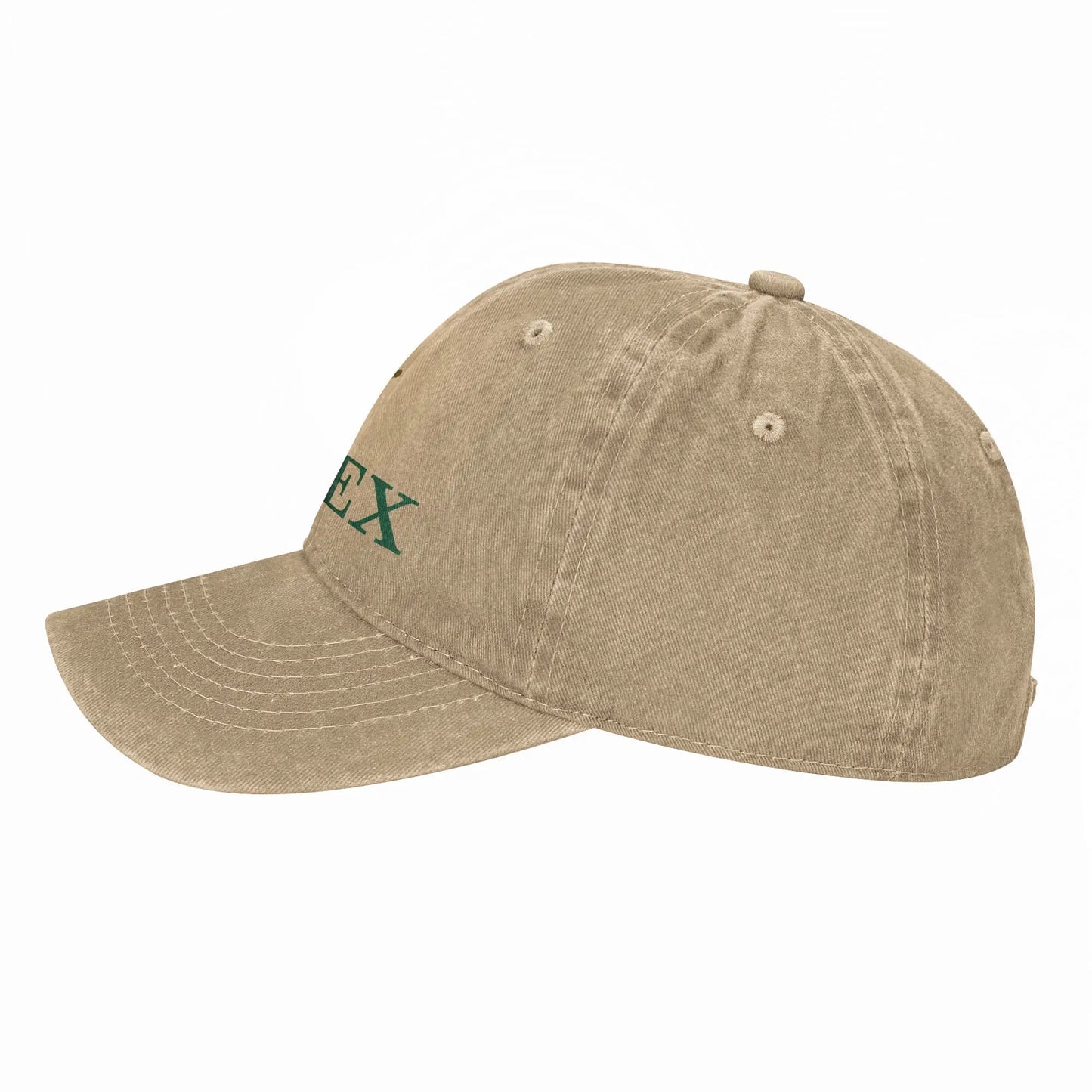 Distressed Denim Unisex Baseball Cap - Casual Sun Protection Hat for Outdoor Activities.