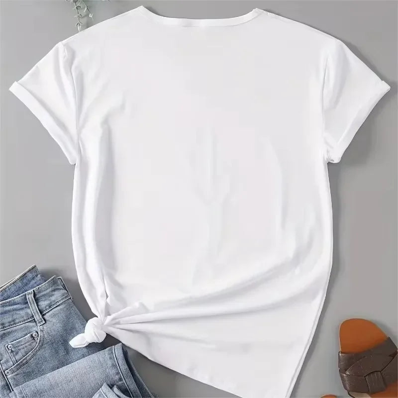 Women Summer Coraline Cotton Comfortable T-shirts Women Streetwear O Neck T-shirts Tops Girl Graphic 2000s Funny Clothing.