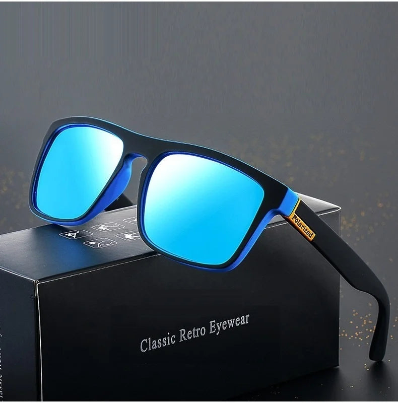 Luxury Unisex Polarized Vintage Sunglasses for Stylish Driving and Outdoor Activities