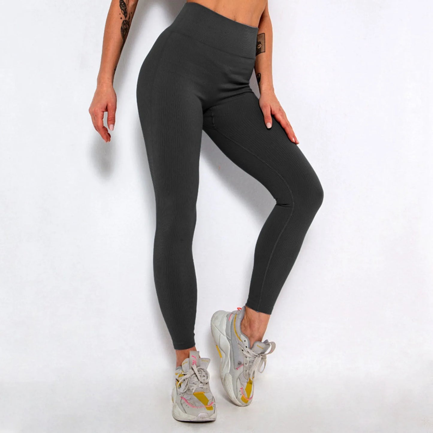 Women Sports Leggings Yoga Pants Fitness Running Tight Hip Lifting Leggings Gym Cloth High Waist Push Up Cycling Leggings Pants.