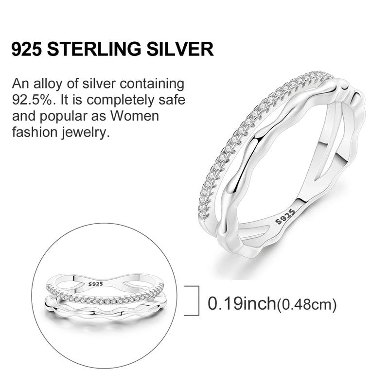 2024 New 925 Silver Ring Rose in Bloom Ring Love Mom Finger Ring Women Mother's Day Fine Jewelry Gift.