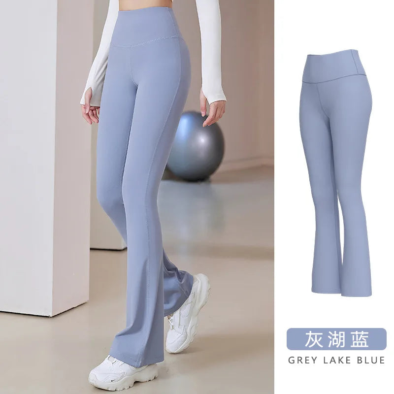 Women Flare Pants Slim High Waist Solid SexyShark Flare Pants Fashion Casual StreetwearElastic Butt Lift Skinny Leggings sexy.