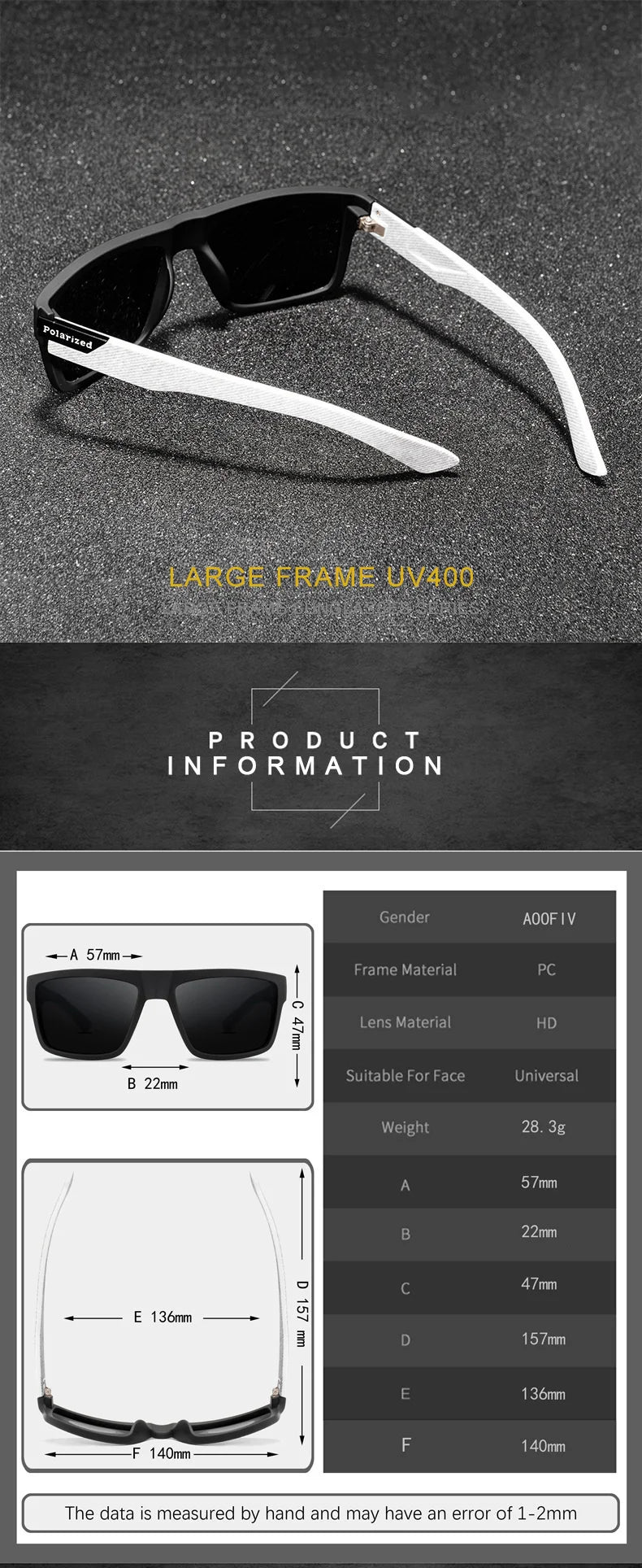 Luxury Unisex Polarized Vintage Sunglasses for Stylish Driving and Outdoor Activities