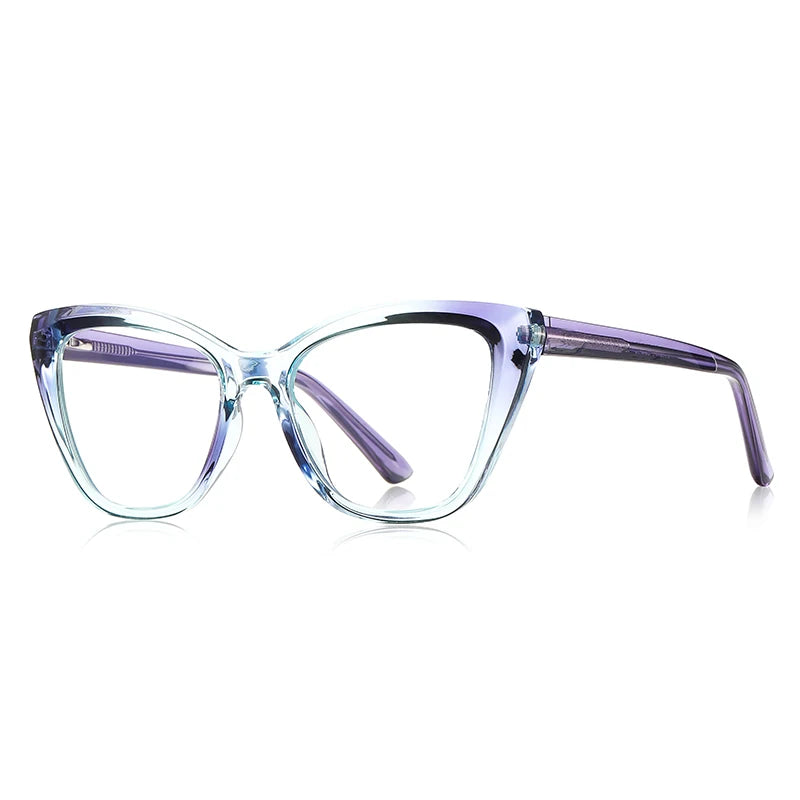 Stylish VKYEE Cat-Eye Reading Glasses for Women with Customizable Photochromic Lenses and Anti-Blue Light Protection PFD2148.