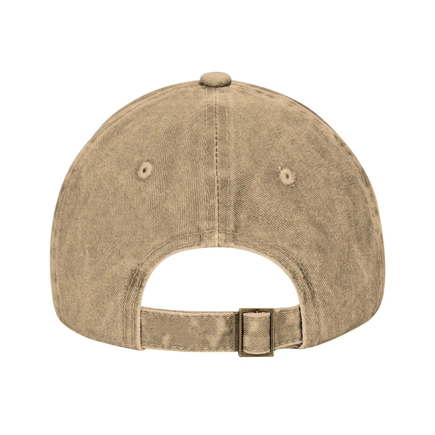 Distressed Denim Unisex Baseball Cap - Casual Sun Protection Hat for Outdoor Activities.