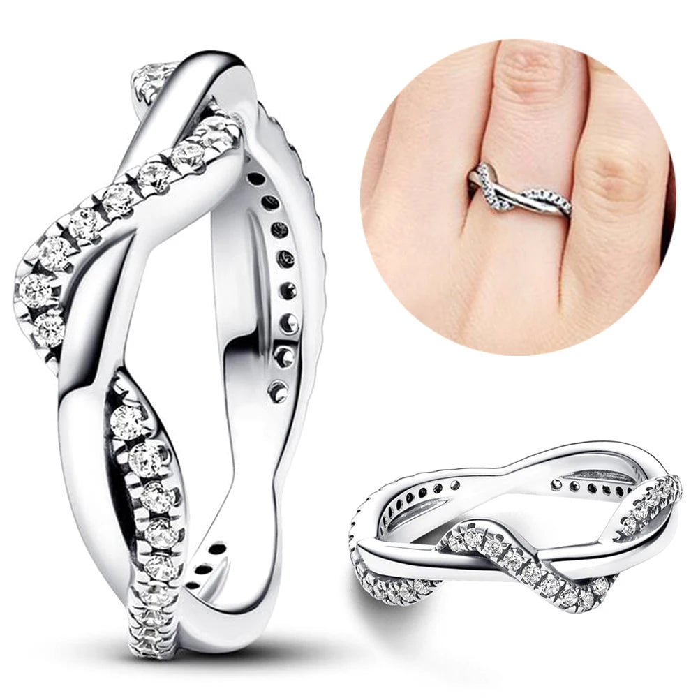 2024 New 925 Silver Ring Rose in Bloom Ring Love Mom Finger Ring Women Mother's Day Fine Jewelry Gift - Elevate Your Body