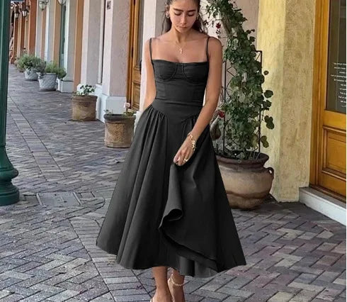 Hot Summer Sundress Long Dresses Bustier 2024 New Fashion Sexy Party Dresses Halter Dress Female Women's Clothing Vestidos Traf.