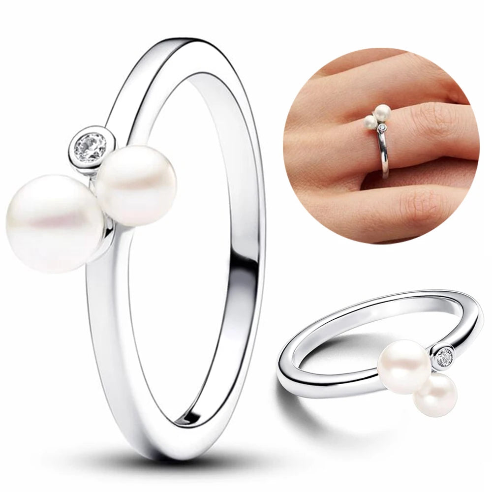 2024 New 925 Silver Ring Rose in Bloom Ring Love Mom Finger Ring Women Mother's Day Fine Jewelry Gift - Elevate Your Body