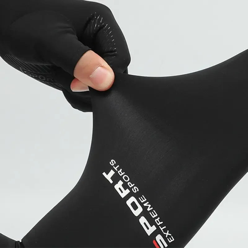 UV Protection Sports Arm Sleeves for Cycling, Running, Fishing & Climbing - Ice Cool Outdoor Gear with 5-Finger Cuff.